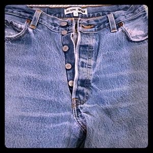 High waisted vintage Re/Done Levi’s